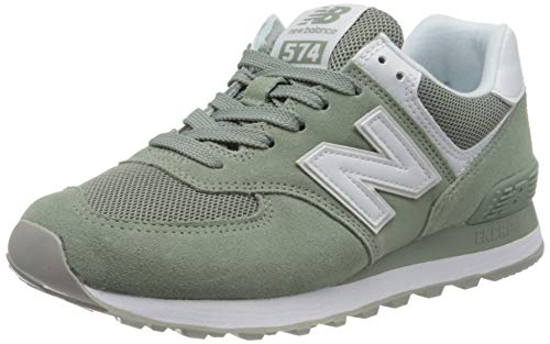 new balance mujer gris y verde