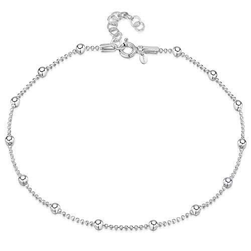 pulsera tobillera plata 1