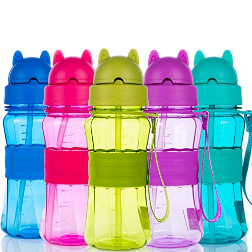 botella con pajita niños 1
