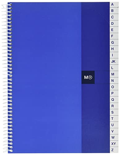 libreta con indice alfabetico 1