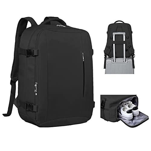 Maletas de Viaje Cabina Mochila Portatil Mujer Maleta 45x36x20 para Easyjet Cabin Bag Bolsa de Viaje Hombre 32 litros Maleta de Cabina Impermeable Equipaje de Viaje con Puerto USB para Wizz Air