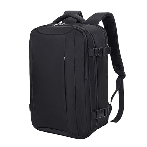 VMIKIV Mochila Viaje Cabina Avion 40x20x25 para Ryanair Bolsa de Viaje Mujer de Ordenador Portátil 14 Pulgadas Maletas de Cabina Hombre 20L Equipaje de Mano con Puerto USB pour Trabajo, Escuelas