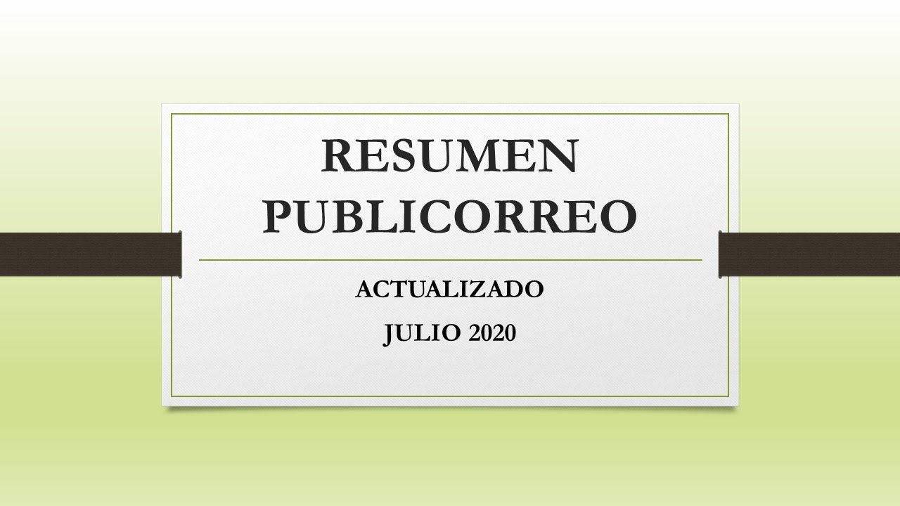 publicorreo estandar